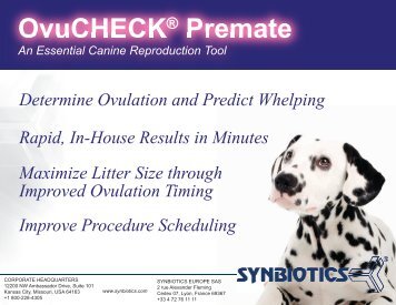 OvuCHECK® Premate - Synbiotics Corporation