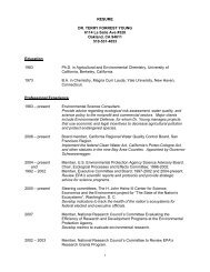 RESUME DR. TERRY FORREST YOUNG 6114 La Salle Ave #328 ...