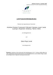 Leistungsvereinbarung Spitex - Gemeinde Lupsingen