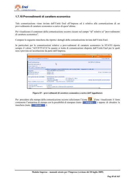 Modulo Impresa - Fornitori - Enel