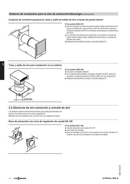 Instrucciones de planificación Vitocal 160-A981 KB - Viessmann