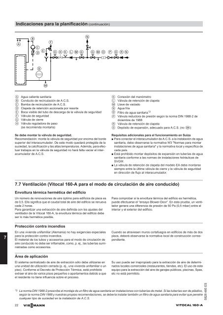 Instrucciones de planificación Vitocal 160-A981 KB - Viessmann