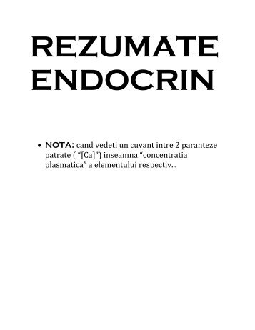 endocrin - OvidiusMD