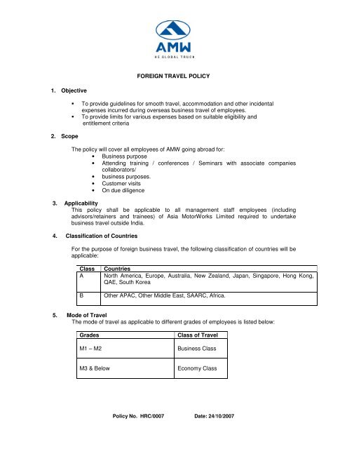 Foreign Travel Policy.pdf