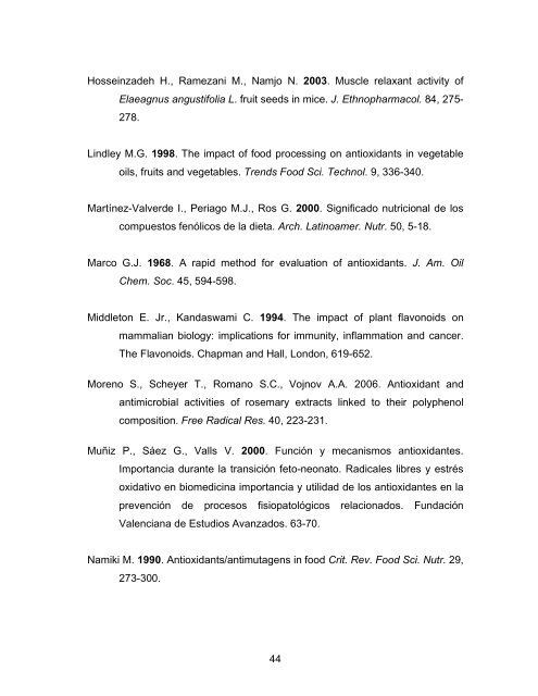 evaluaciÃ³n de la actividad antioxidante de extractos orgÃ¡nicos de ...