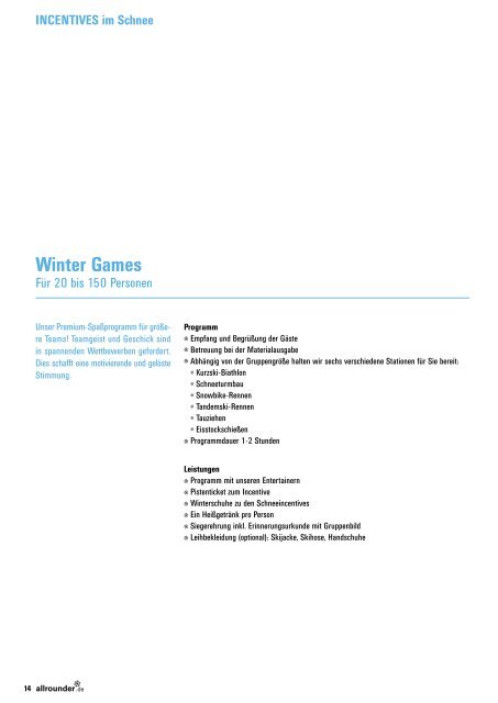 Business Map (PDF) - Allrounder Winter World