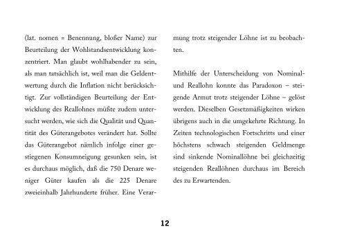 Gerechter Lohn und Arbeitslosigkeit - Institut für Wertewirtschaft