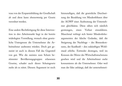 Gerechter Lohn und Arbeitslosigkeit - Institut für Wertewirtschaft