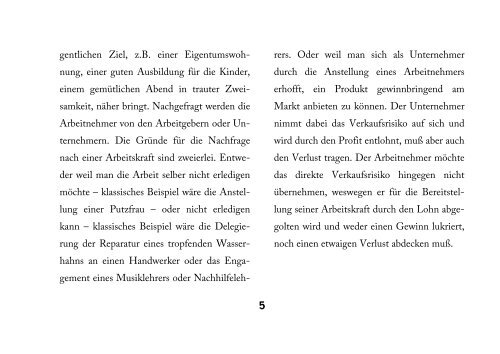 Gerechter Lohn und Arbeitslosigkeit - Institut für Wertewirtschaft