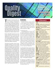 Consulting - Quality Digest