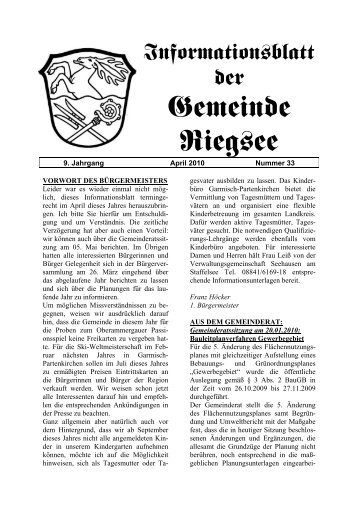 9. Jahrgang - April 2010 - Verwaltungsgemeinschaft Seehausen am ...