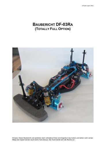 baubericht df-03ra (totally full option) - offroad-CULT