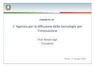 L' Agenzia per la diffusione delle tecnologie per l'innovazione ...