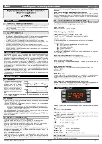 Dixell cx 660 manual