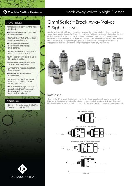 Datasheet - Franklin Fueling Systems