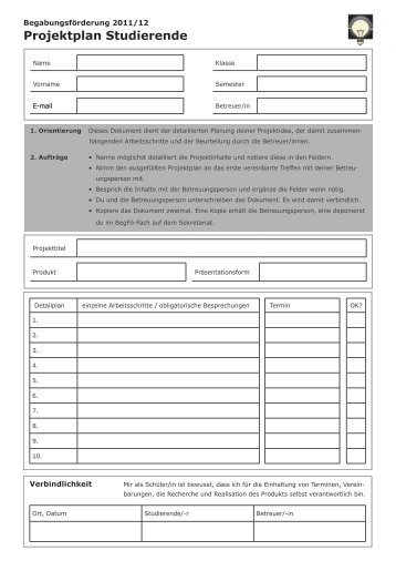 Vorlage Projektplan 2011/12 (pdf)