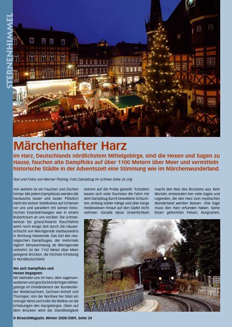 MÃ¤rchenhafter Harz - Birseck Magazin