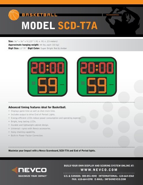 MODEL SCD-T7A - Nevco