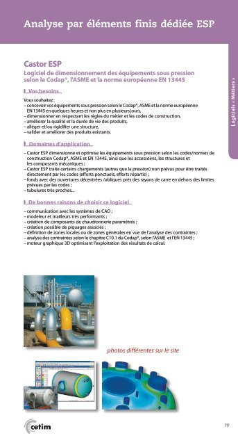 Catalogue logiciels 2010.pdf - Cetim