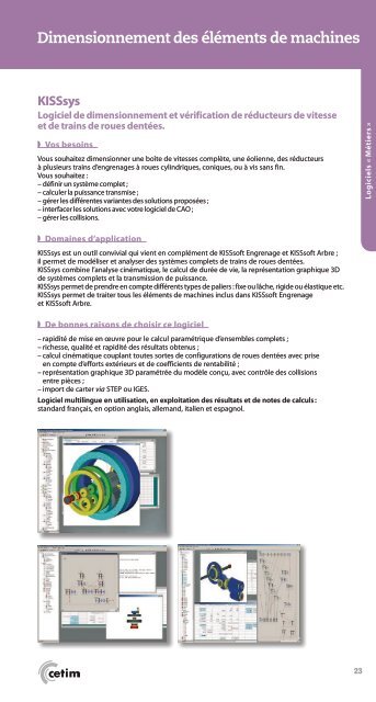 Catalogue logiciels 2010.pdf - Cetim