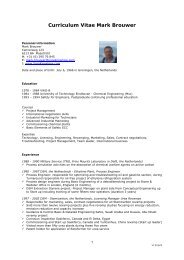Curriculum Vitae Mark Brouwer v7 - UreaKnowHow.com