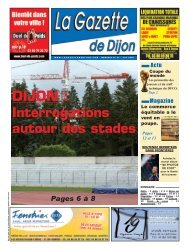 TÃ©lÃ©charger le numÃ©ro - La Gazette de CÃ´te d'Or