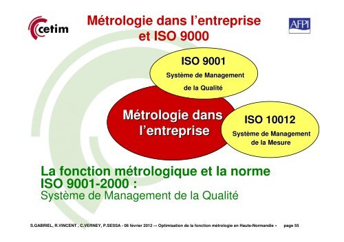 La mÃ©trologie dans l'entreprise - Cetim