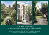 13 Lower Addison Gardens W14 - Pereds