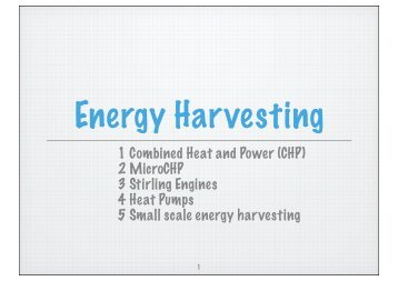 Energy Harvest