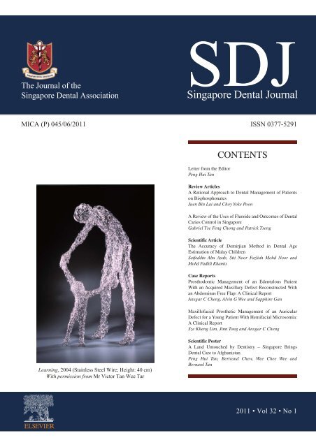 Singapore Dental Journal Singapore Dental Association