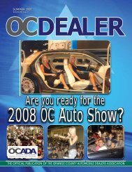 Are you ready for the - Orange County Automobile Dealers Association