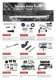 2014 December New Products - Engine Timing Tools