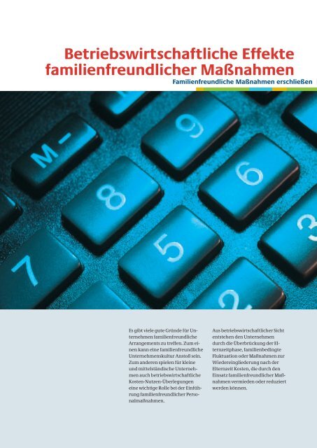 Checkheft familienorientierte Personalpolitik (PDF)