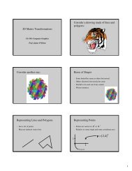2D Matrix Transformations Lecture Slides