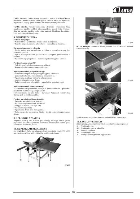 Bordcirkelsåg Table saw BCS 315 B 20439-0108 ... - Luna Norge AS