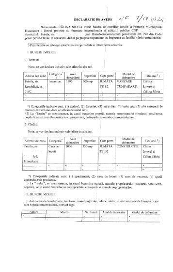 CALINA SILVIA.pdf - Primaria Municipiului Hunedoara