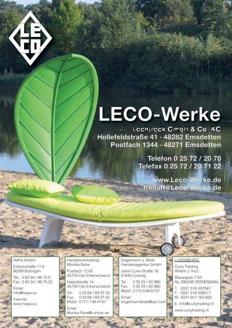 Katalog 2012 - LECO-Werke Lechtreck  GmbH & Co.KG