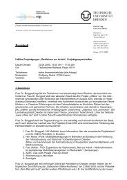 Protokoll (PDF, 80 KB) - Technische UniversitÃ¤t Dresden