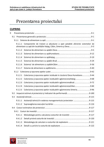 STUDIU FEZABILITATE 2012.pdf - Primaria Municipiului Hunedoara