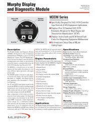 MDDM Murphy Display and Diagnostic Module - FWMurphy