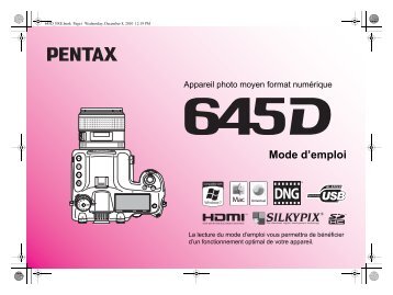 Mode d'emploi - Pentax