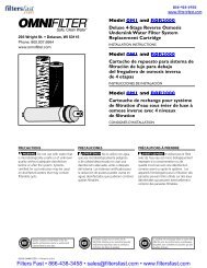 Replacing your OmniFilter ROR2000 Reverse Osmosis ... - Filters Fast