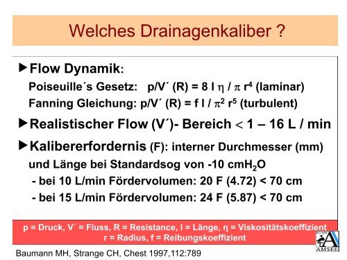 Probleme bei liegender Thoraxdrainage - Krankenhaus St ...