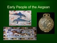 Chapter Four: Early People of the Aegean
