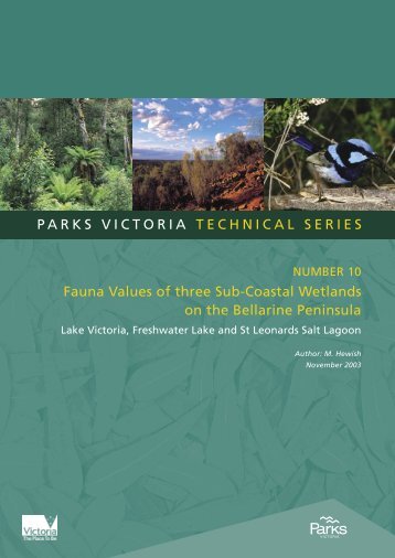 Lake Victoria, Freshwater Lake and St Leonards Salt ... - Parks Victoria