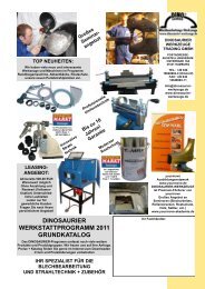 DINOSAURIER WERKSTATTPROGRAMM 2011 GRUNDKATALOG