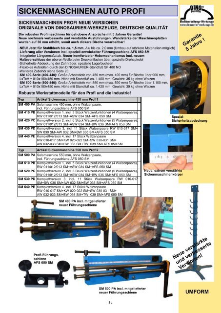 DINOSAURIER WERKSTATTPROGRAMM 2011 GRUNDKATALOG