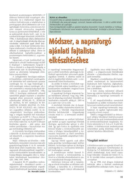 vetÅ½mag 2002/2 kâsz - vszt.hu