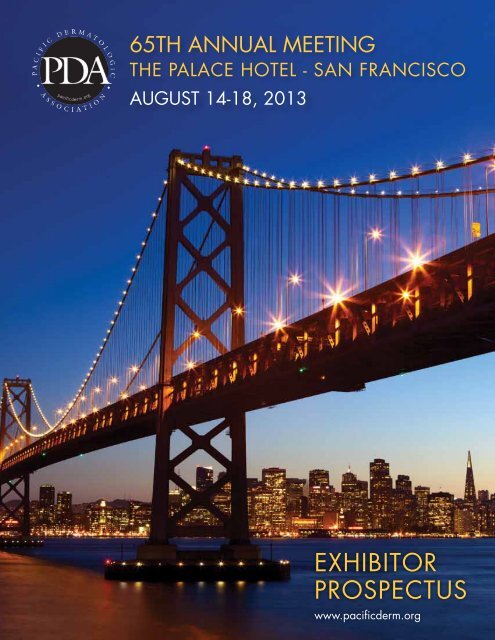 Exhibitor ProsPEctus - Pacific Dermatologic Association