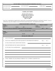 Complaint Form